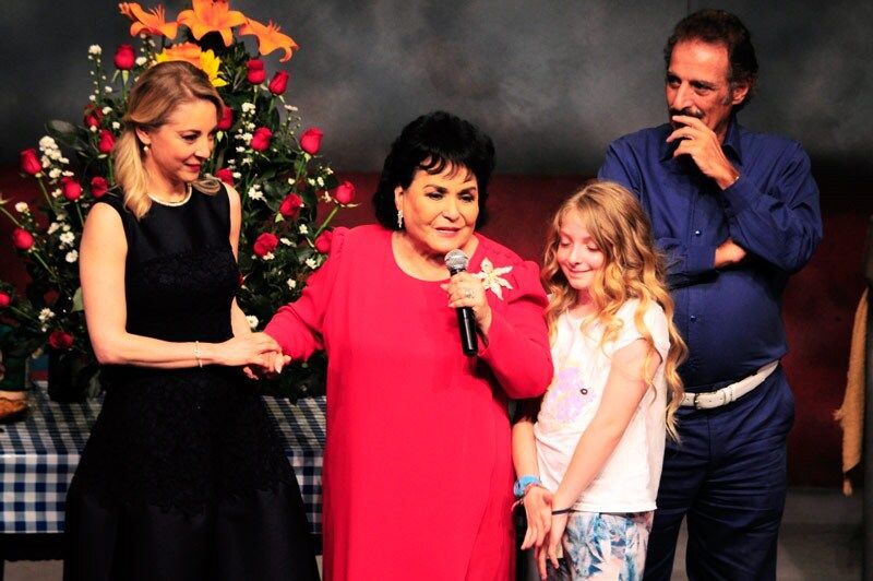  Edith González, Carmen Salinas y Constanza Creel.