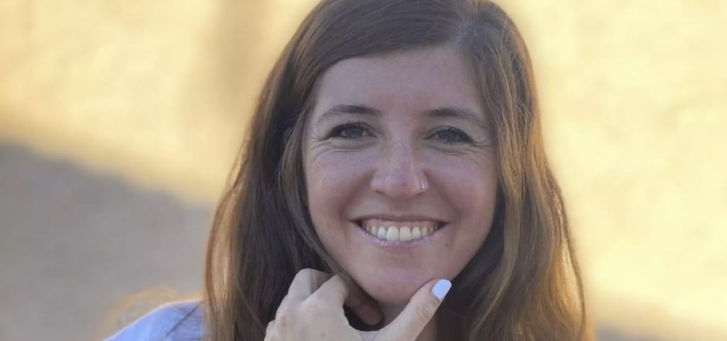Marta León, autora del libro 'El equilibrio perfecto'