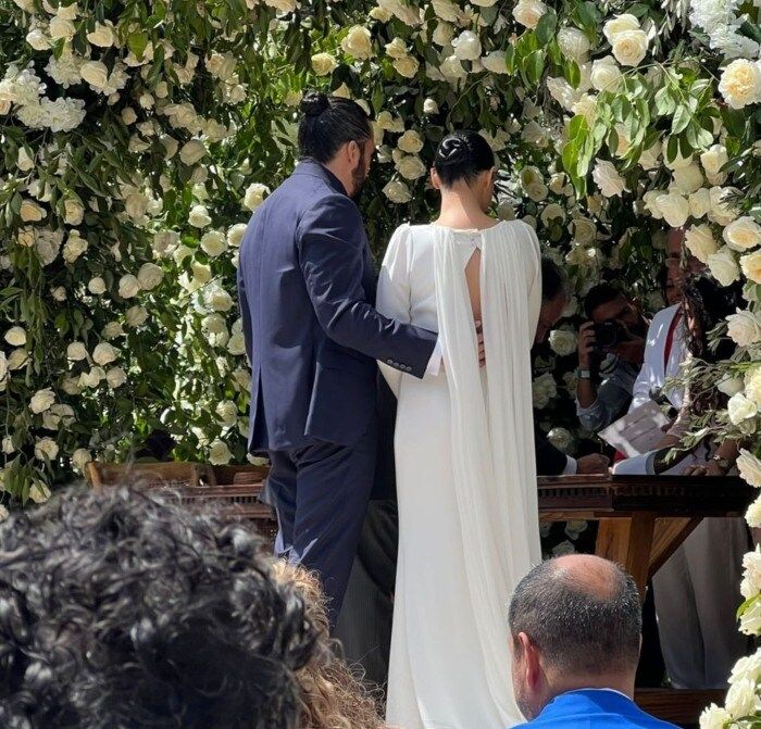 Maite Perroni y Andrés Tovar en su boda