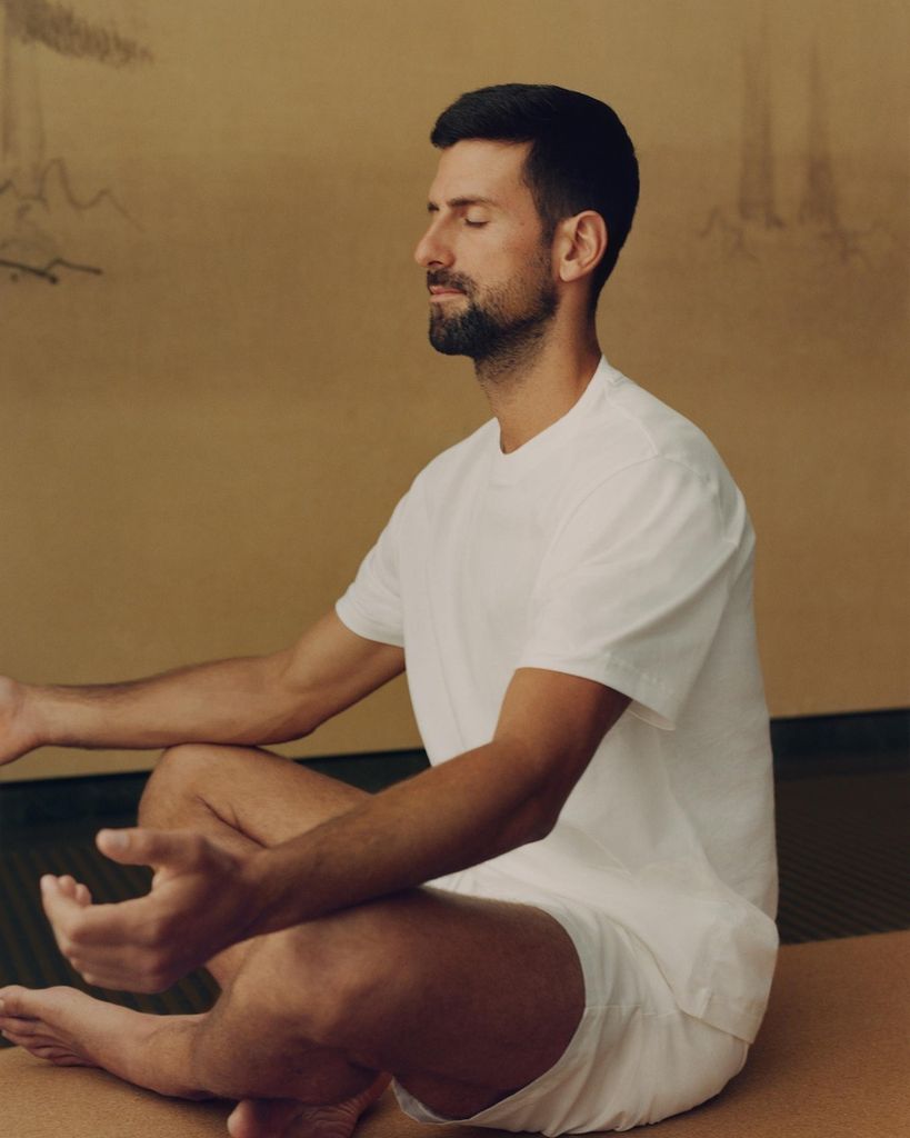 El tenista también incorpora prácticas como ejercicios de repiración y meditación.