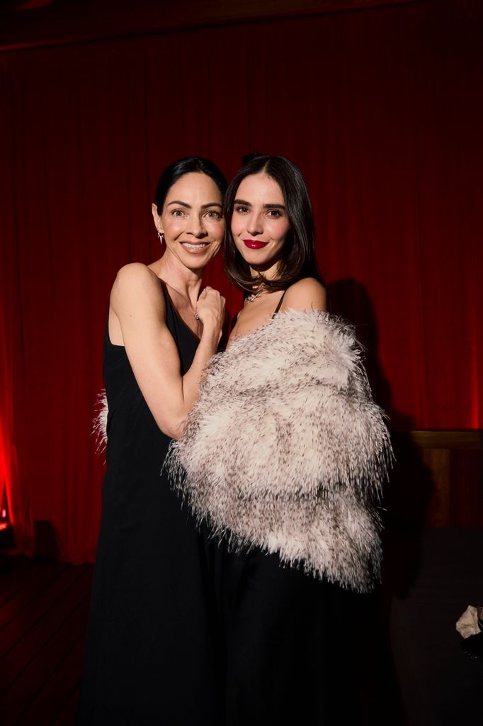 Celina del Villar y su hija María Ibarra fueron de las invitadas a esta exclusiva cena.
