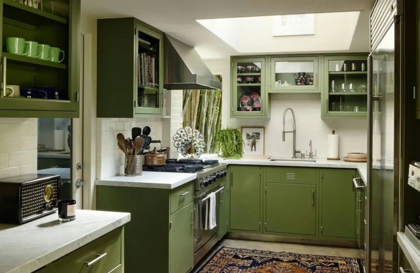 Así es la cocina, de estilo cottage, de Dakota Johnson
