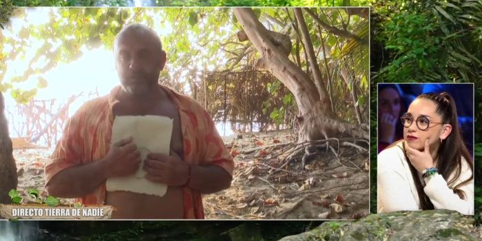 Ginés se emociona al recibir una carta de su hija en Supervivientes 
