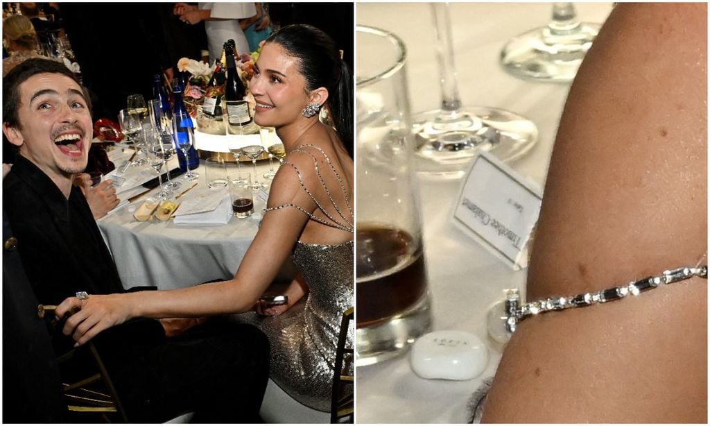 La tipografía en las tarjetas de identificación en los Golden Globes era muy distinta a la de la imagen viral.