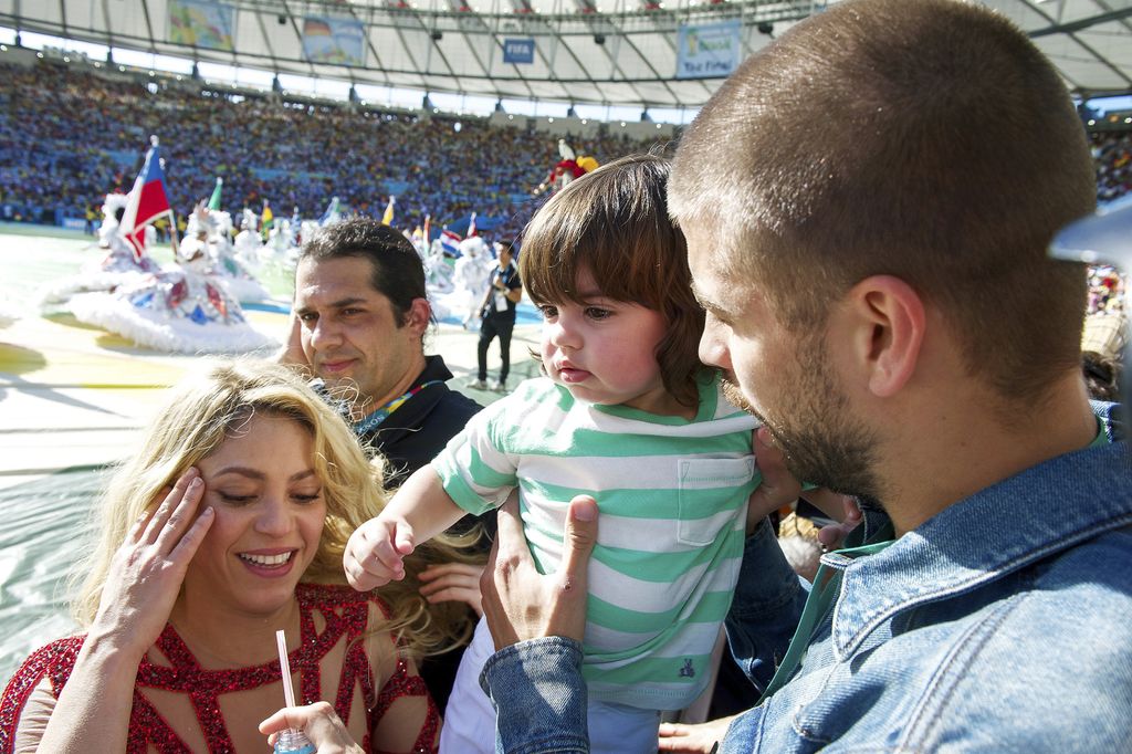 En el Mundial de 2014 hizo una de sus primeras apariciones con su primer hijo, Milán