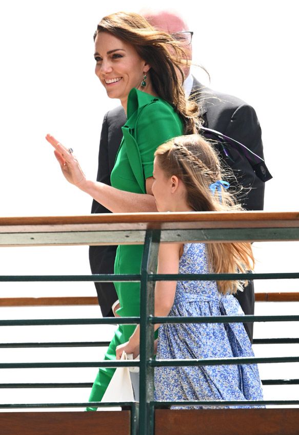 El vestido español de la princesa Charlotte para su debut en Wimbledon