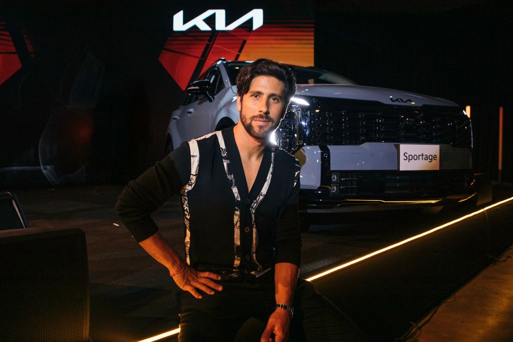Diego Klein fue uno de los invitados a la presentación de la nueva Sportage 2026