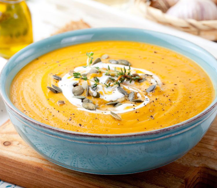 Crema de calabaza y jengibre