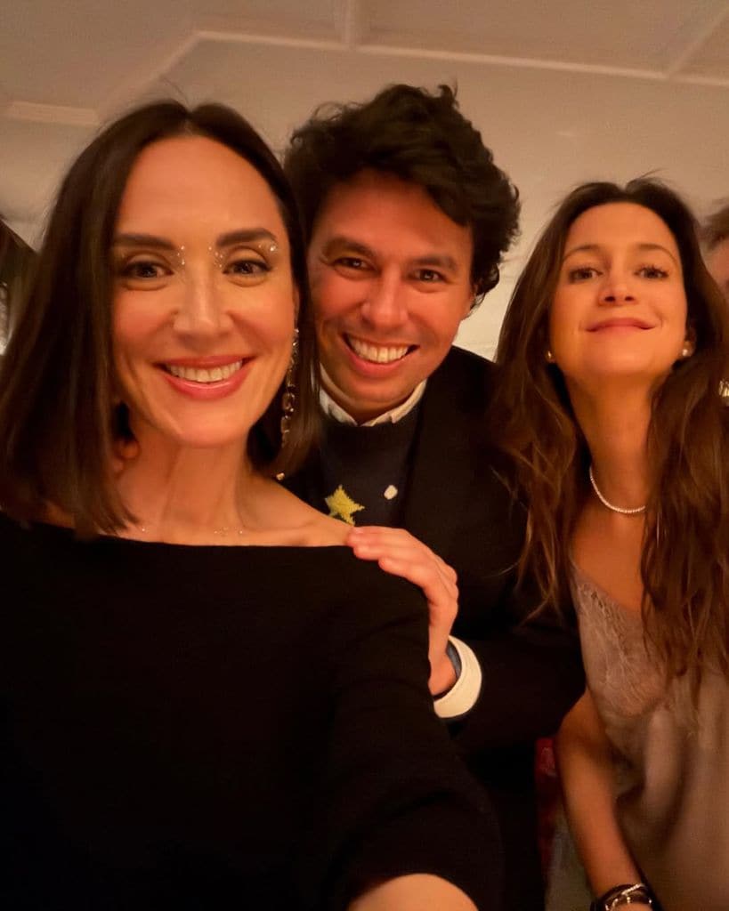 Tamara Falcó en navidades con su primo Álvaro Castillejo y la mujer de este, Cristina Fernández