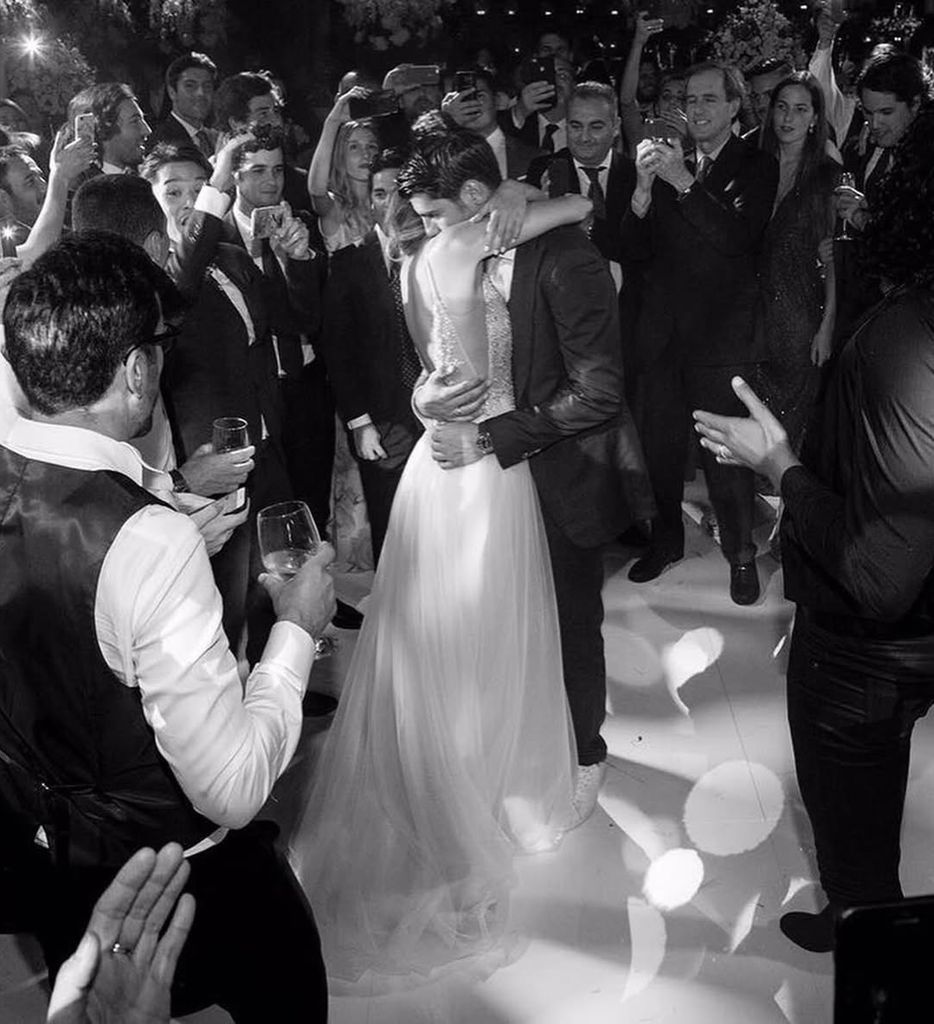 Alice Campello y Álvaro Morata el día de su boda