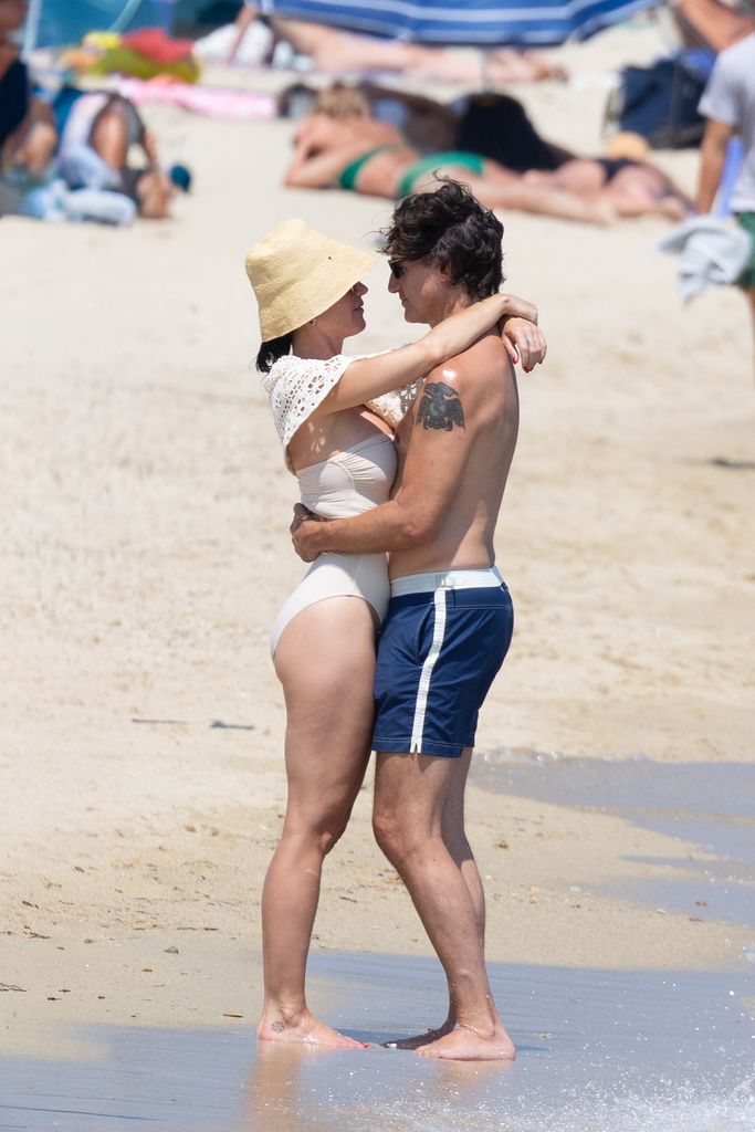 Katy Perry y Justin Trudeau derrocharon miel en la playa de Pampelonne.