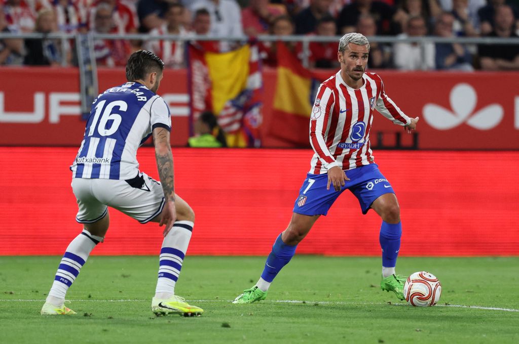 Antoine Griezmann, durante el choque