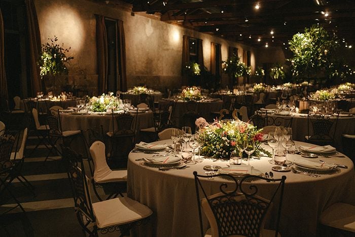 Decoración de bodas en interior