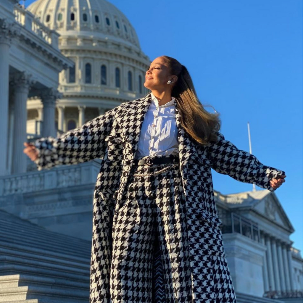 jennifer lopez at joe biden 39 s inauguration day