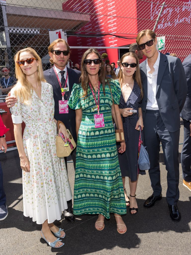 Beatrice Borromeo, Andrea Casiraghi, Tatiana Santo Domingo,  Alexandra de Hanover y Ben-Sylvester Strautmann 