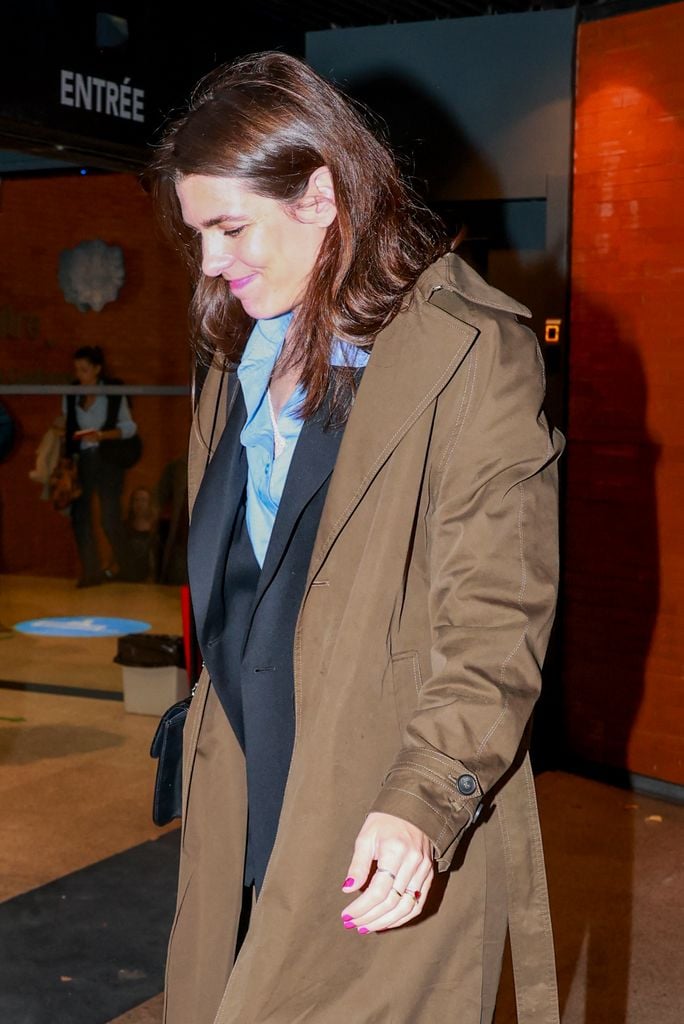 Carlota Casiraghi, a su llegada al Instituto Francés de Madrid