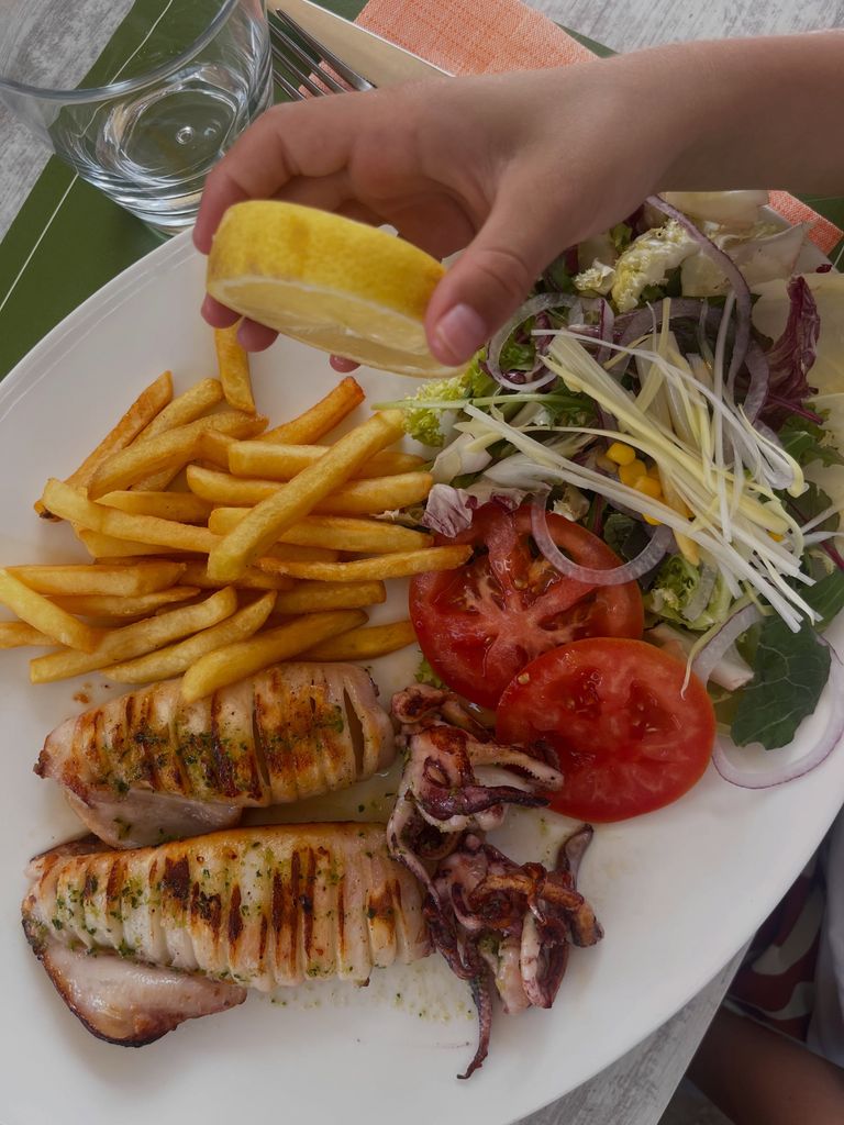 Una de las deliciosas comidas 