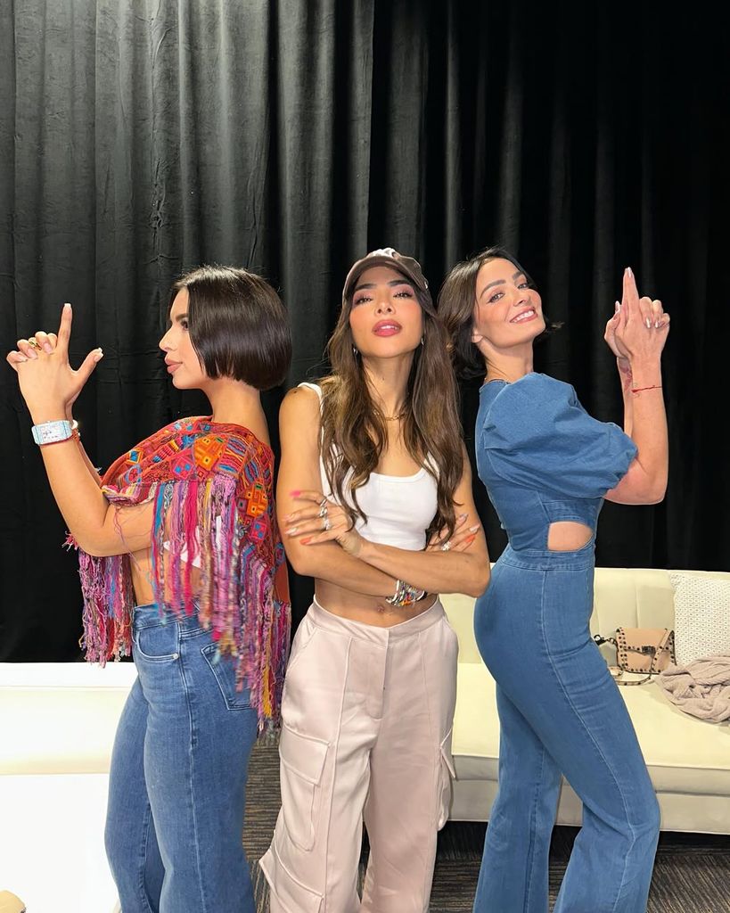 Alejandra Espinoza aseguró que no había visto el video con la supuesta reacción de Ángela Aguilar hacia ella y Dayanara Torres