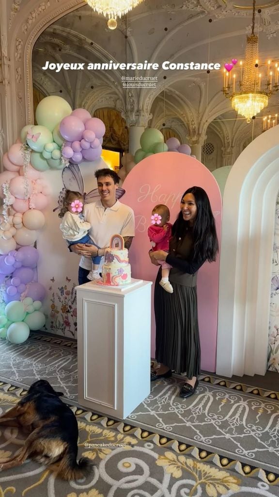 Louis Ducruet con las 'mujeres' de su vida: Marie, Victoire y Constance