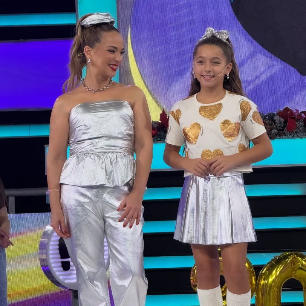 Alaïa ha empezado a seguir los pasos de mamá en la televisión