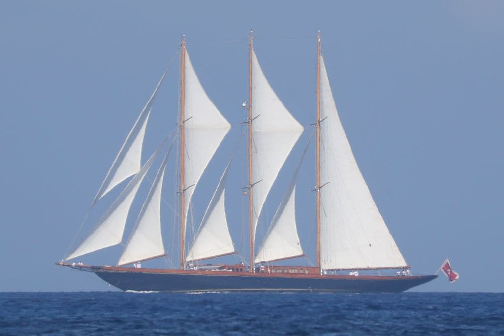 Creole, el velero de la familia Gucci, en Formentera