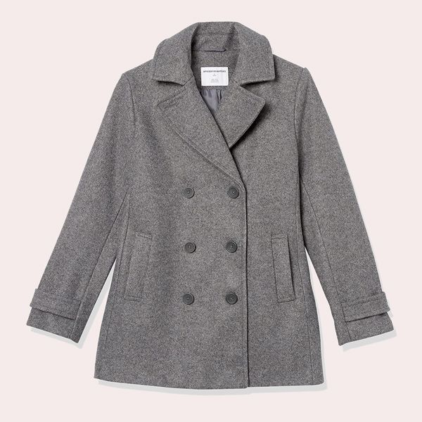 abrigo gris amazon