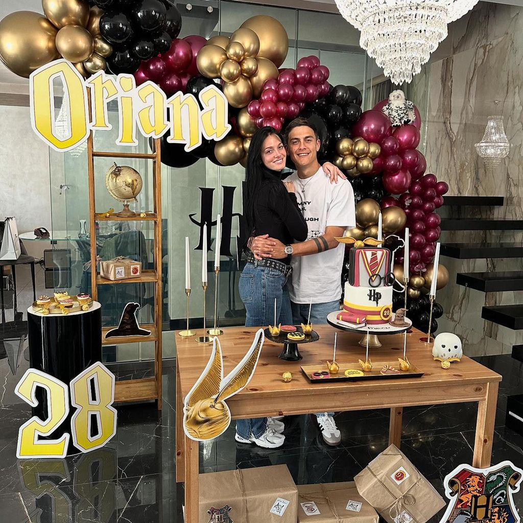 Oriana Sabatini y Paulo Dybala