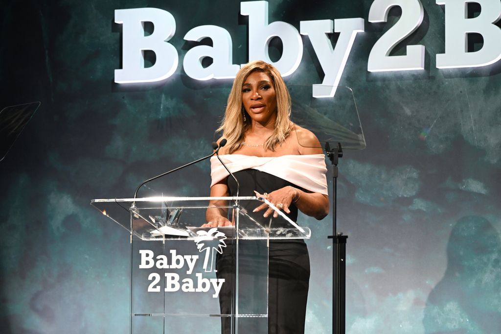 Serena Williams fue homenajeada durante la gala benéfica