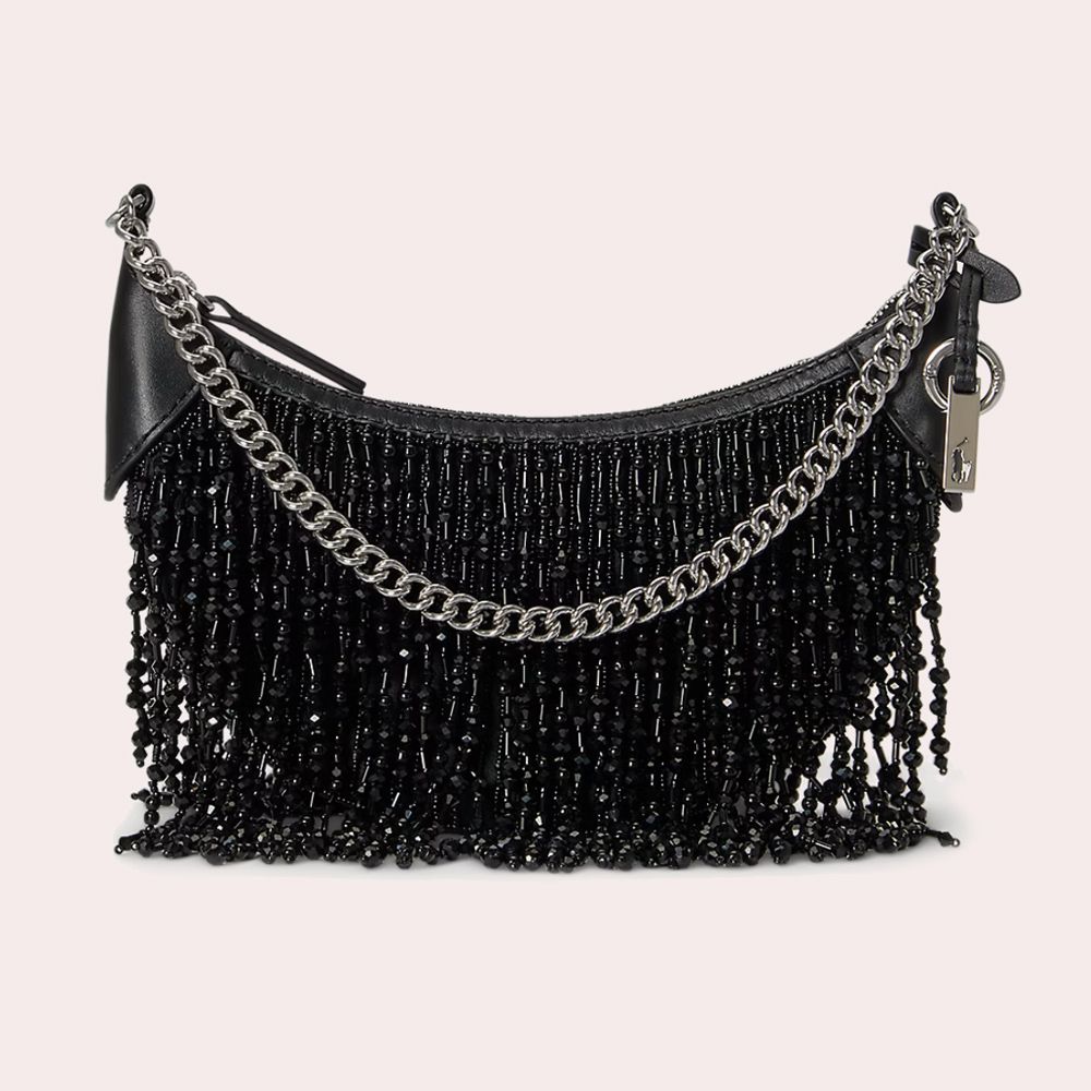 Bolso Polo ID mini con cuentas y cadena