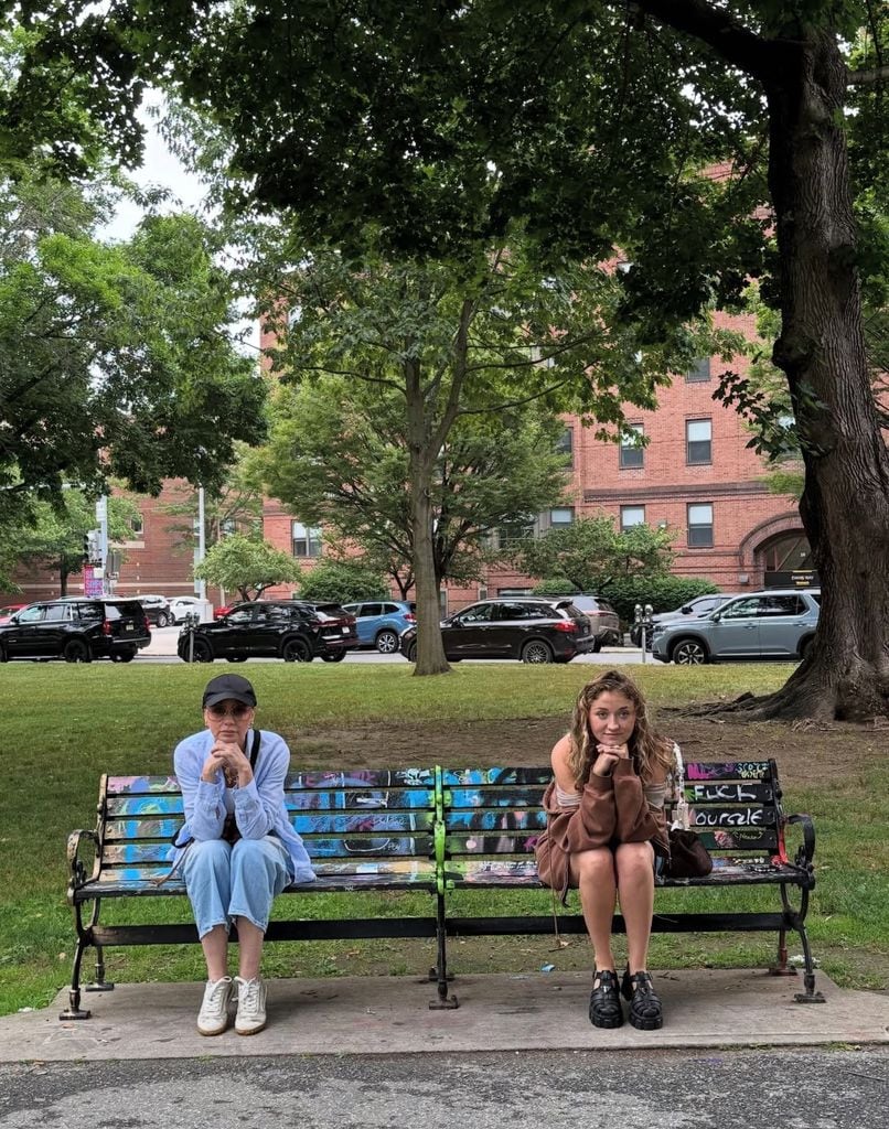 La actriz junto a su hija Fernanda.
