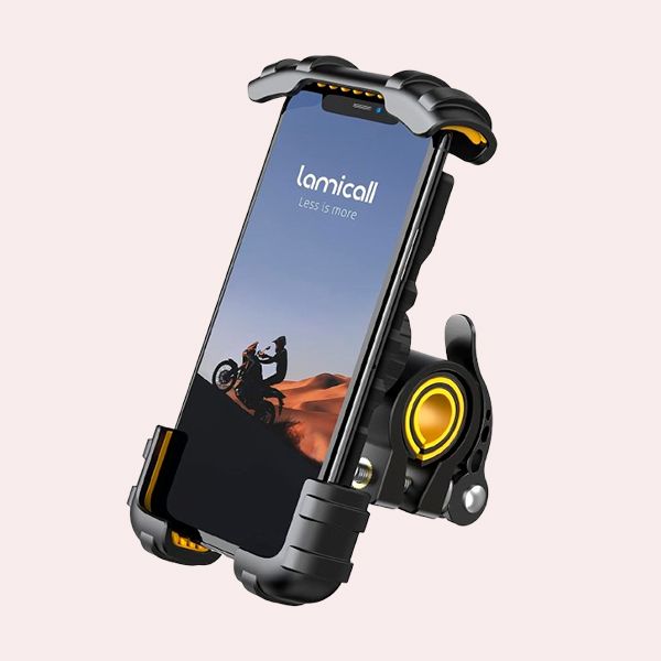 Lamicall Soporte Movil Bicicleta: Operación con una mano y bloqueo extra de seguridad