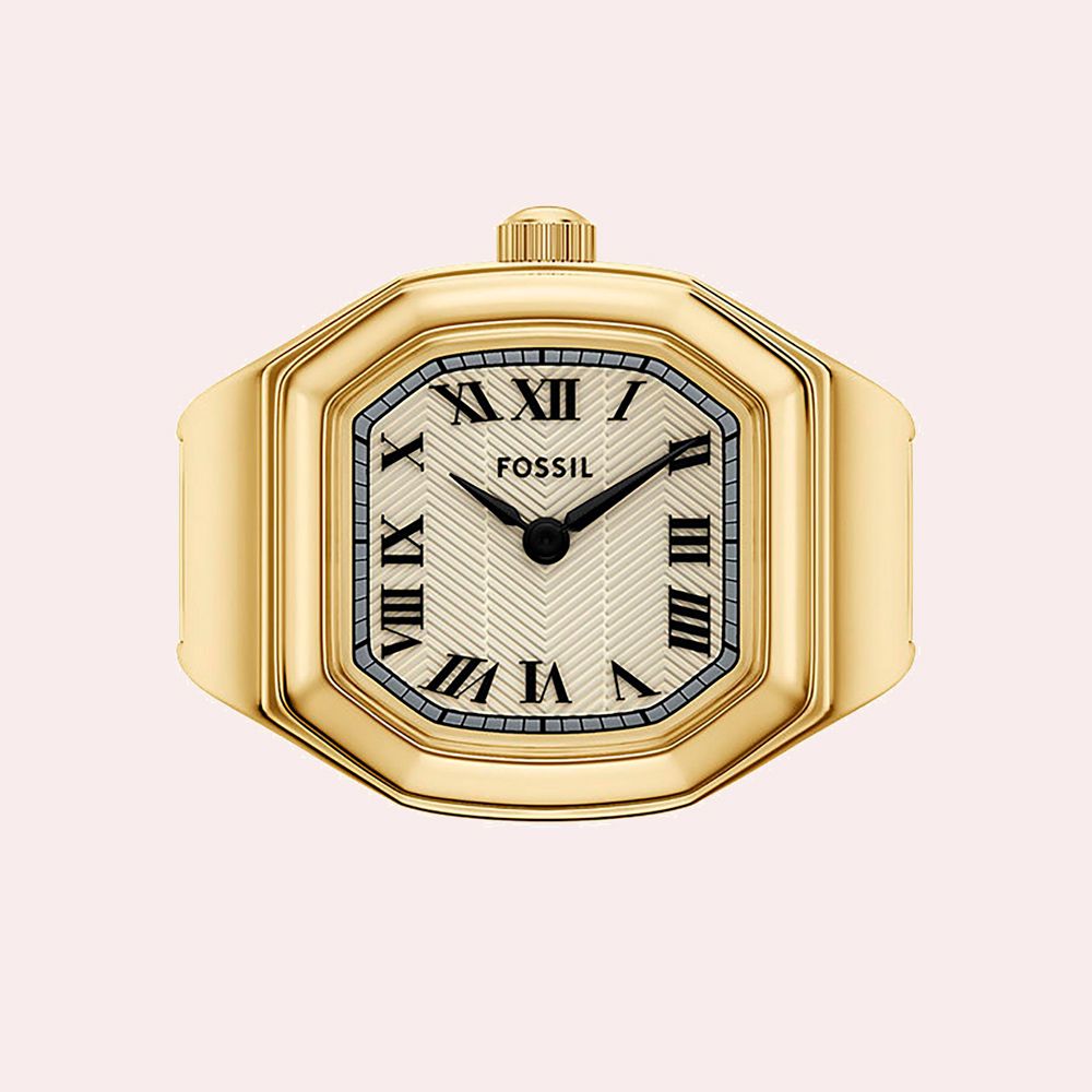 Anillo reloj de mujer harlow es5446 de acero - Fossil - Dorado