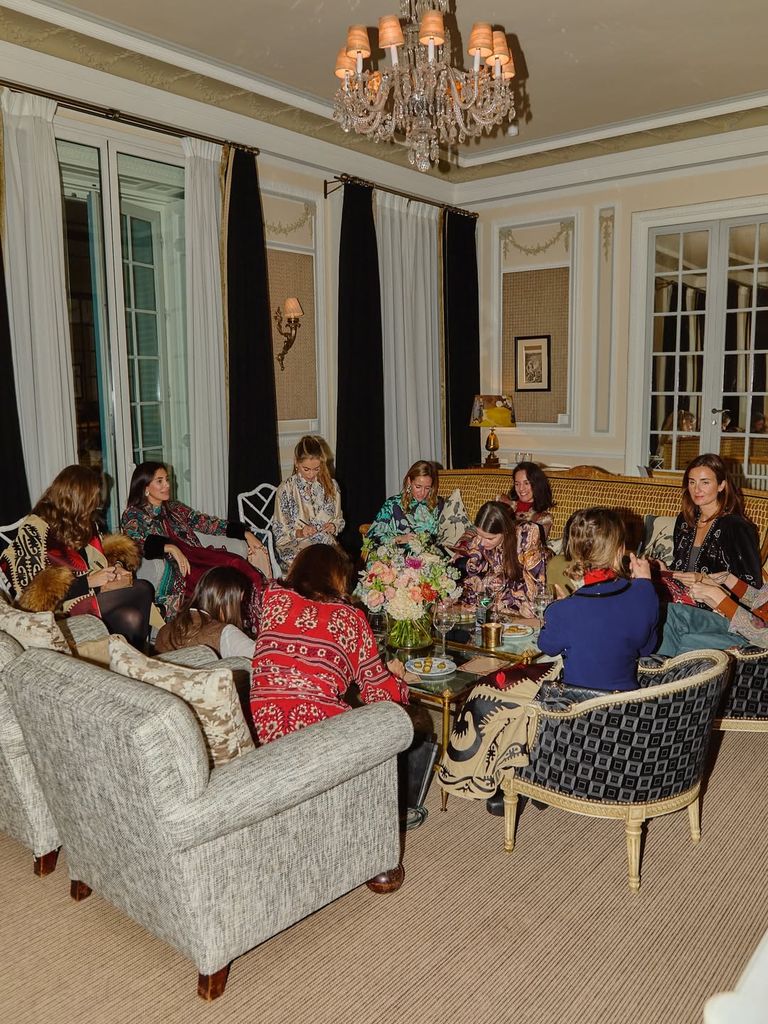 Sofía Palazuelo y Sassa de Osma en el evento de su firma Philippa 1970.