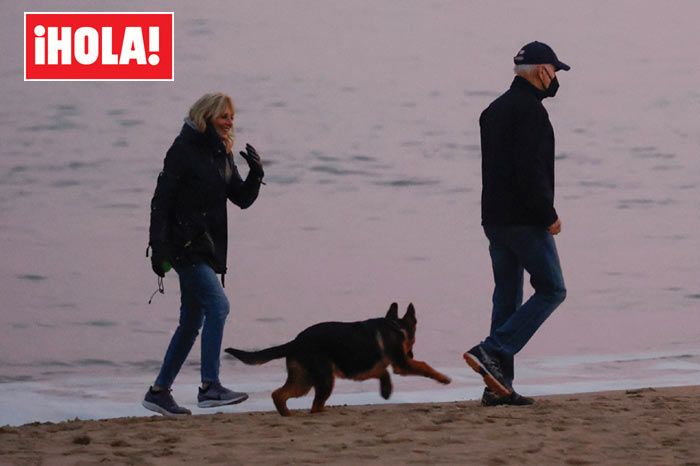 Las simpáticas imágenes de Joe Biden jugando con Commander, su nuevo cachorro de pastor alemán