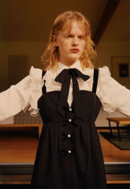 Vestido negro de Zara