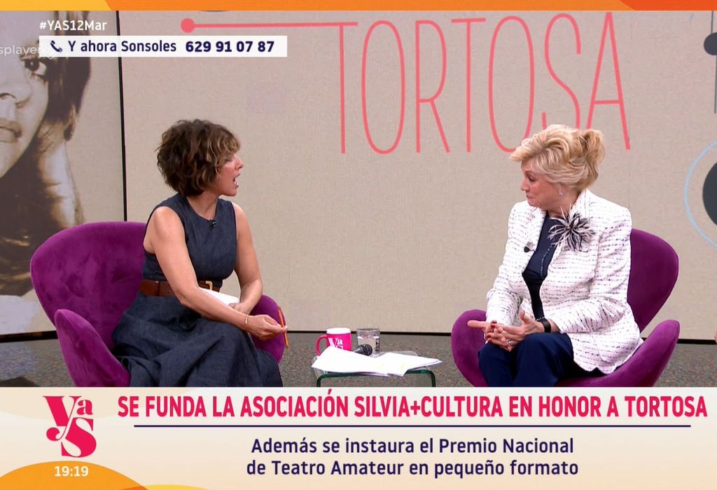 Ana durante su intervención en 'Y ahora Sonsoles'