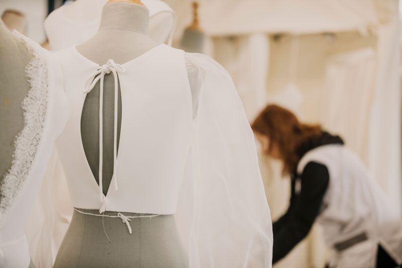 vestido en el taller de Jesus Peiro