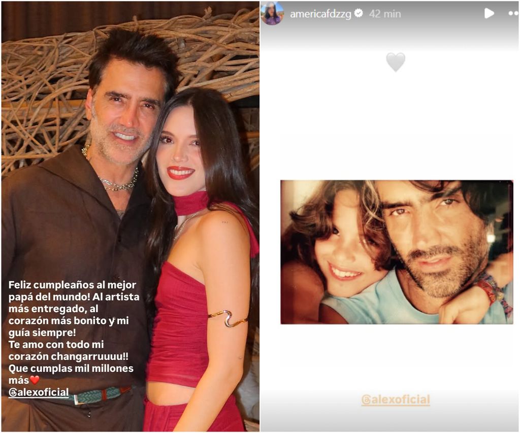 América Fernández le dedicó una linda felicitación a 'El Potrillo'.