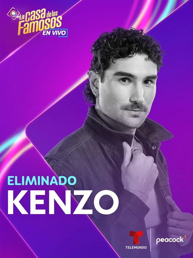 Kenzo, el décimo eliminado de 'La Casa de los Famosos 6'