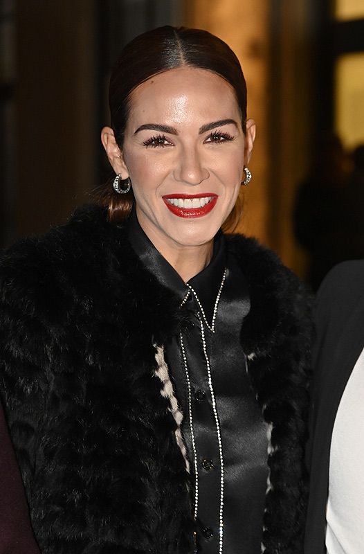 Tamara Gorro en la fiesta de Navidad de Antena 3