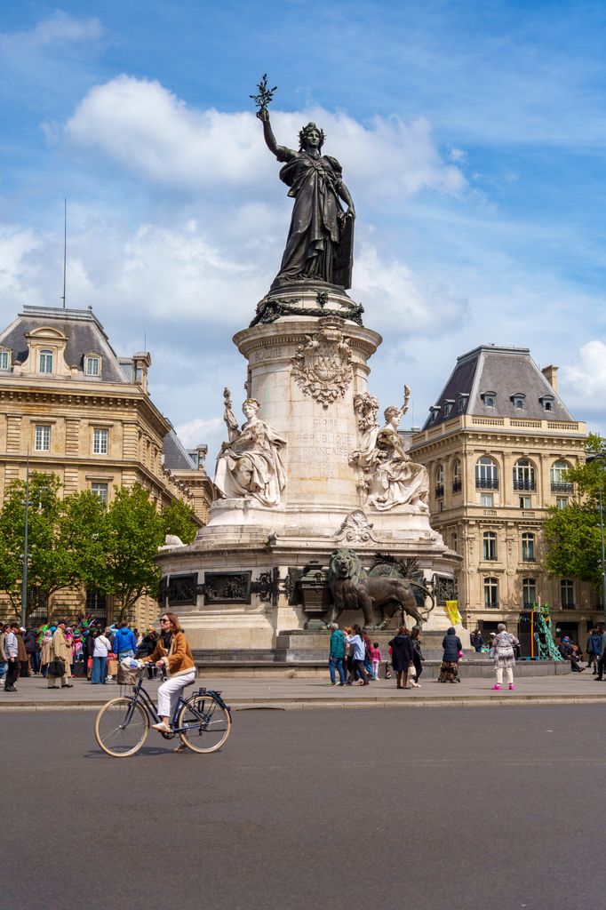 Plaza de la République, París, Francia