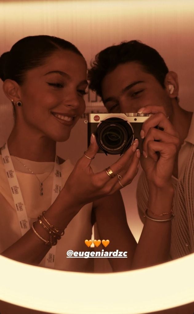 Tony Mils y su novia Eugenia Rodríguez