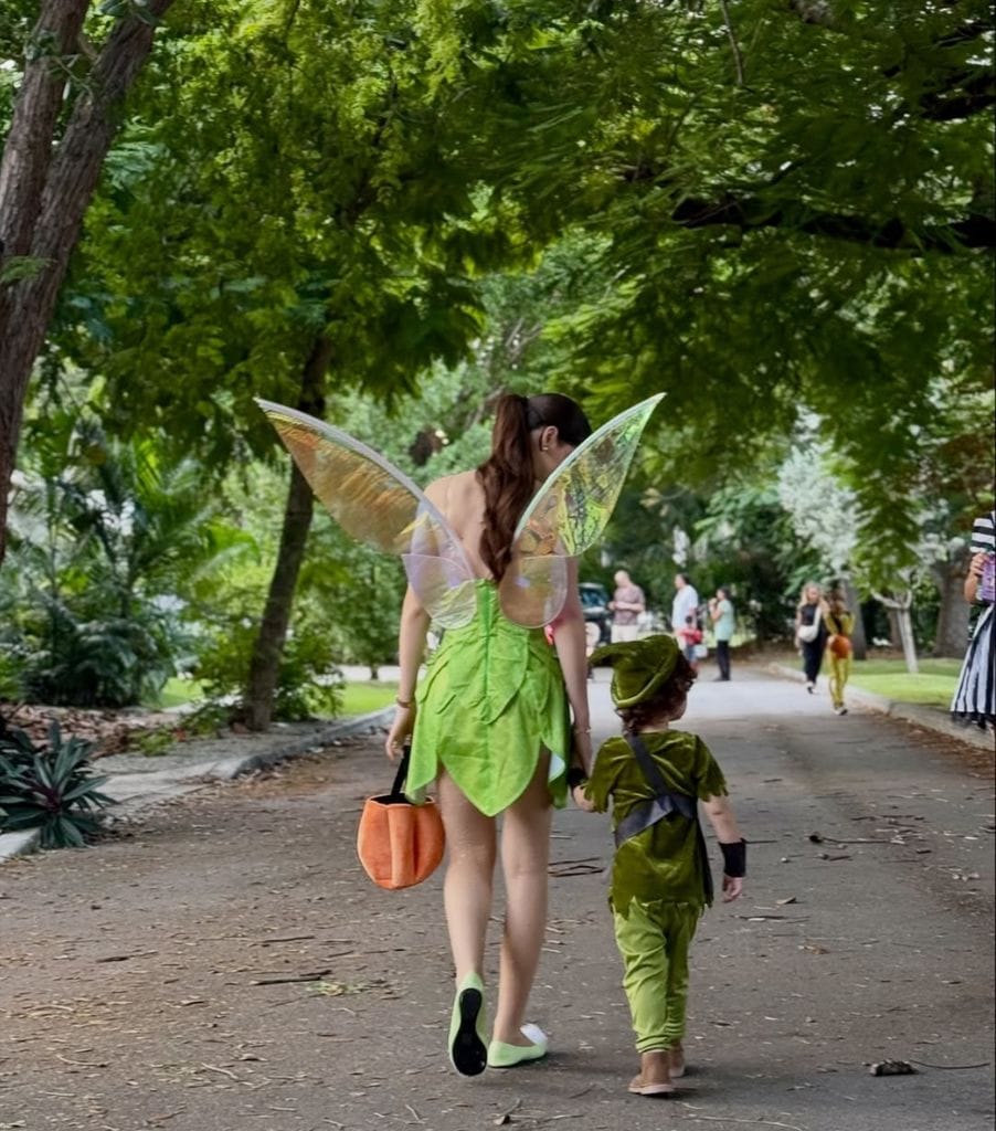 Nadia Ferrerira y su hijo Marquitos lucieron de lo más tiernos durante su celebración de Halloween