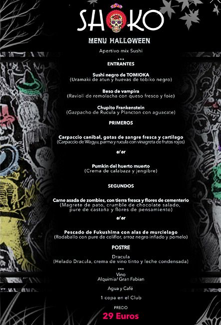 En Barcelona, locales como Shoko presentan una divertida propuesta de cena, espectáculo y baile para la noche del 31 de octubre.
