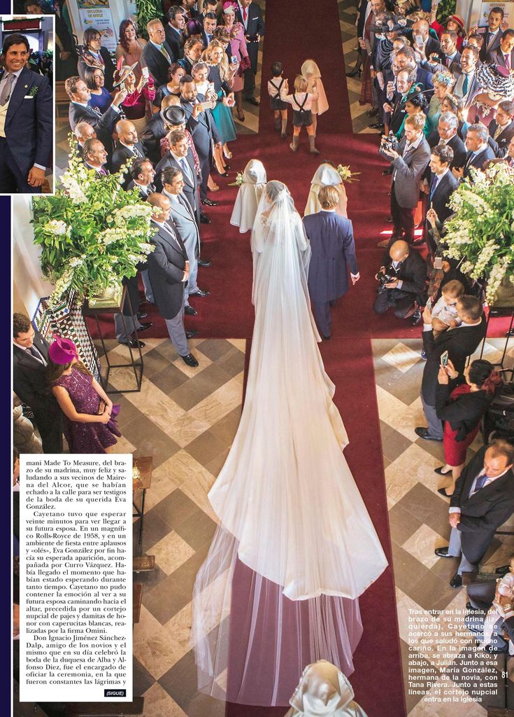 Boda Eva González y Cayetano Rivera HOLA PLUS