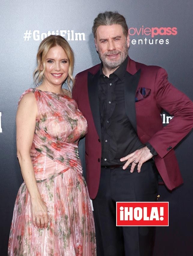John Travolta y Kelly Preston