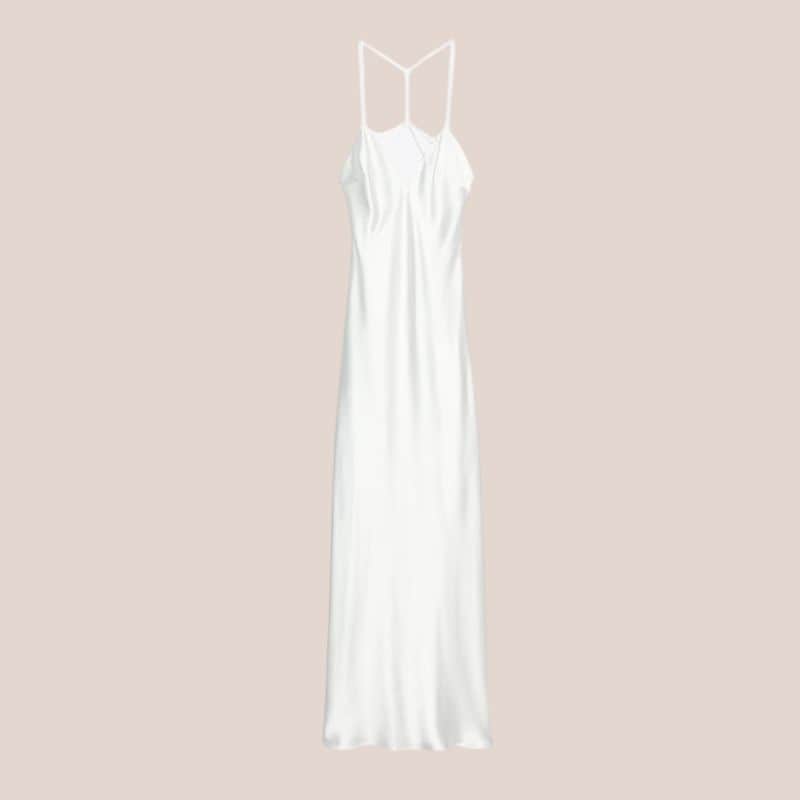 vestido blanco lecero
