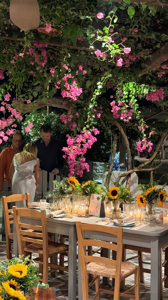 La decoración de la fiesta