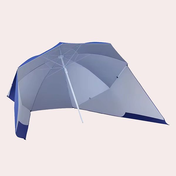Outsunny Sombrilla de Playa 2 en 1 Toldo Portátil Anti-UV Aliexpress