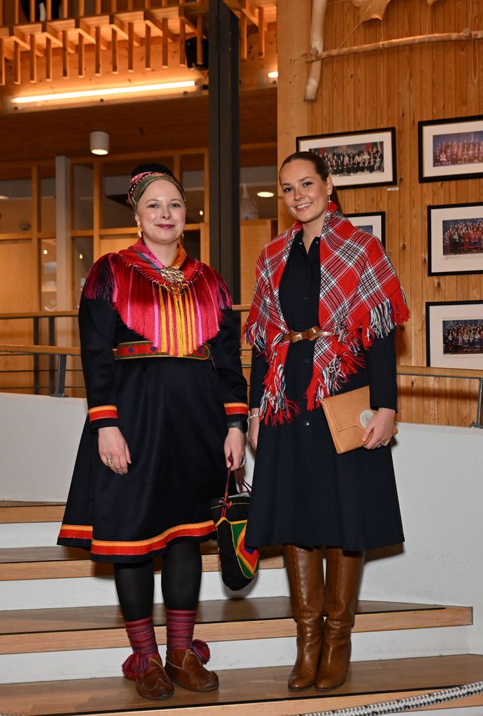 La princesa Ingrid Alexandra de Noruega en su primer viaje oficial a Karasjok.